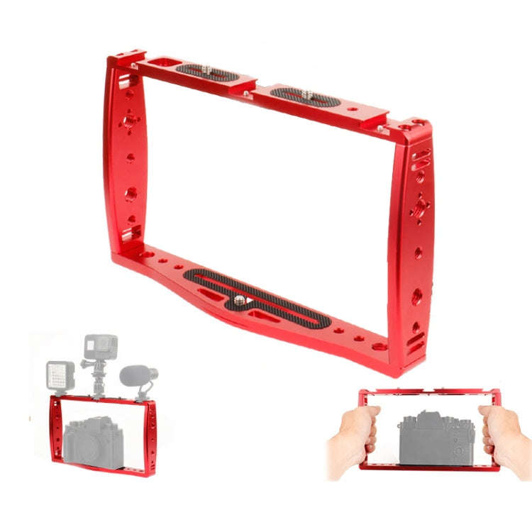 Diving Dual Handheld Grip Bracket Stabilizer Extension Phone Clamp Camera Rig Cage Underwater Cas...