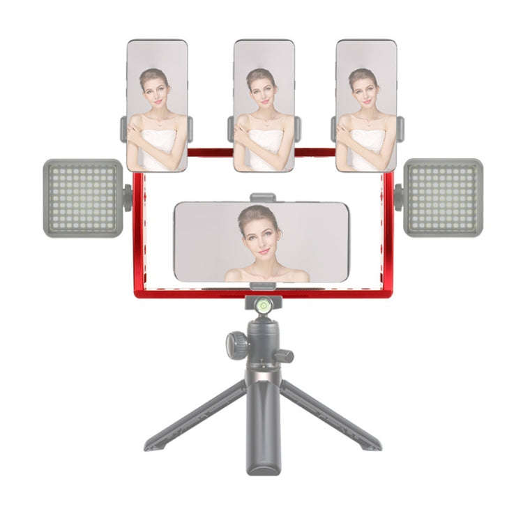 Diving Dual Handheld Grip Bracket Stabilizer Extension Phone Clamp Camera Rig Cage Underwater Cas...