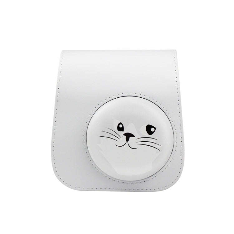 Cartoon Full Body Camera PU Leather Case Bag with Strap for FUJIFILM instax mini 9 / mini 11 / mi...