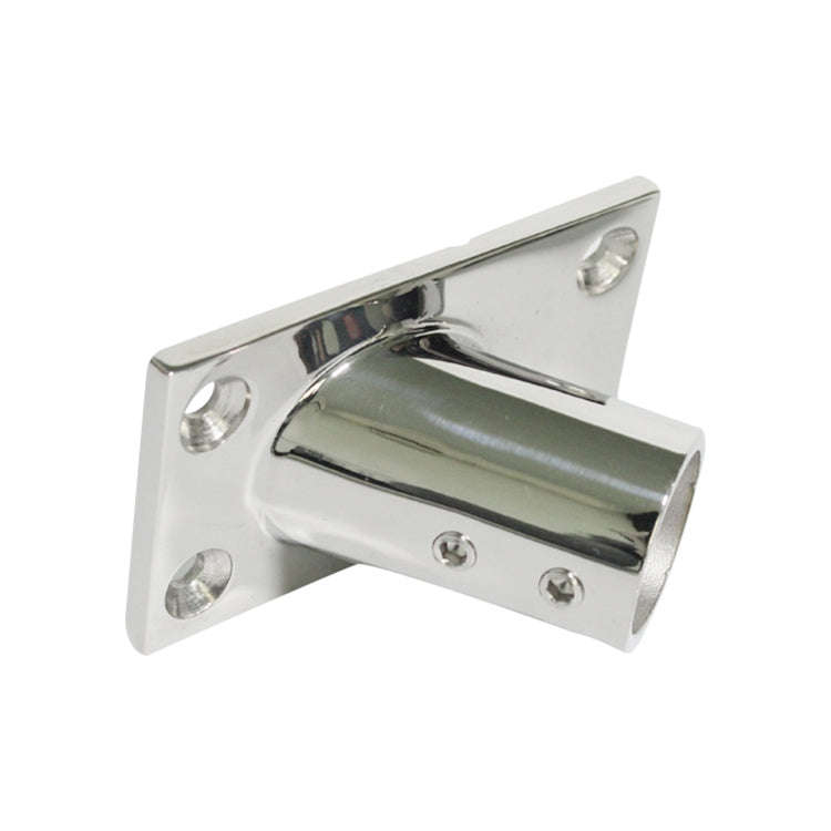 Thicken 316 Stainless Steel 60-Degree Square Tube Base Marine Boat Hardwares, Specifications: 22mm