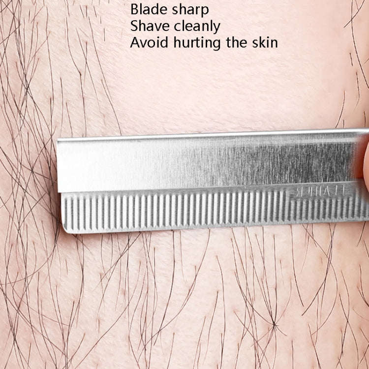 5 Box / Set Eyebrow Trimming Blade Stainless Steel Eyebrow Scraper(10 PCS / Box)