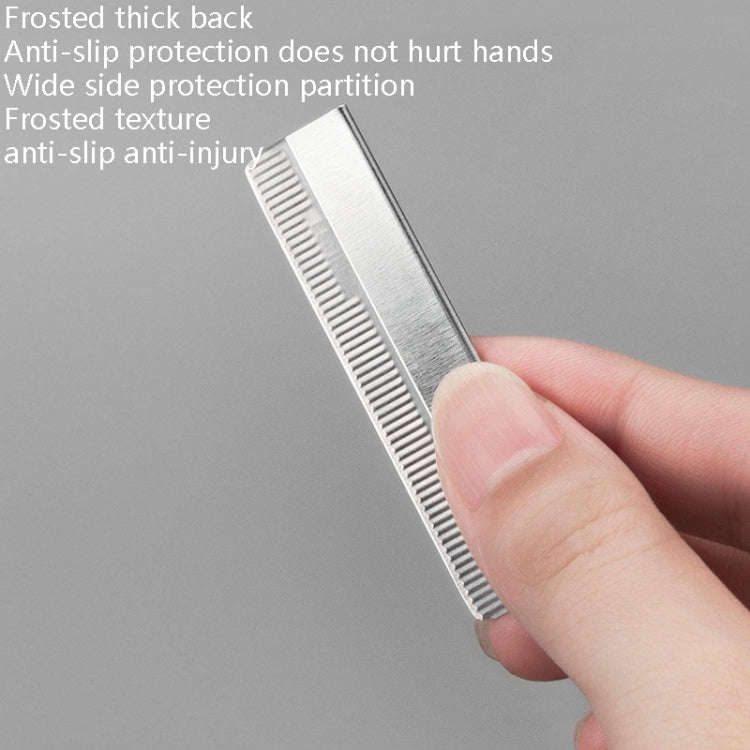 5 Box / Set Eyebrow Trimming Blade Stainless Steel Eyebrow Scraper(10 PCS / Box)