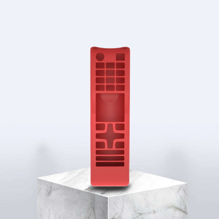 2 PCS Silicone Remote Control Protective Case For Samsung BN59 AA59(Y6 Red)