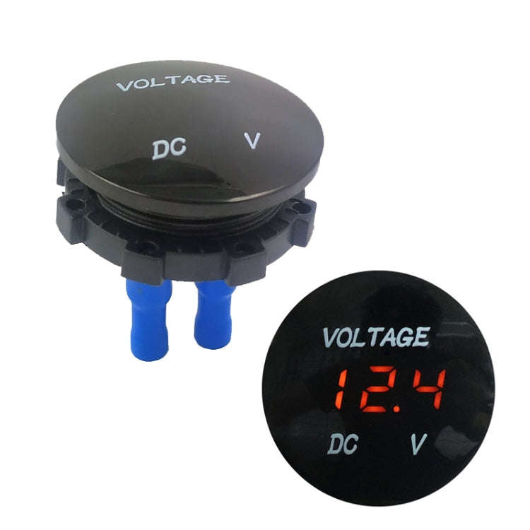 DC12-24V Automotive Battery DC Digital Display Voltage Meter Modified Measuring Instrument(Orange...