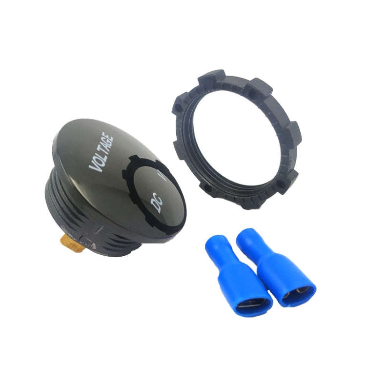 DC12-24V Automotive Battery DC Digital Display Voltage Meter Modified Measuring Instrument(Blue L...