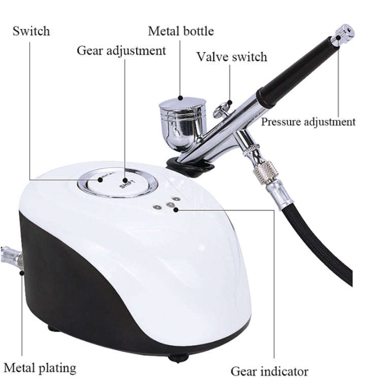 Beemyi BS-103 Beauty Salon High Pressure Oxygen Injection Device Household Handheld Facial Nano S...