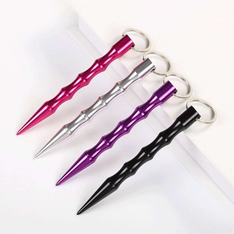 Outdoor Anti-Wolf Supplies Equipment Pen Stick With Key Ring(Black)