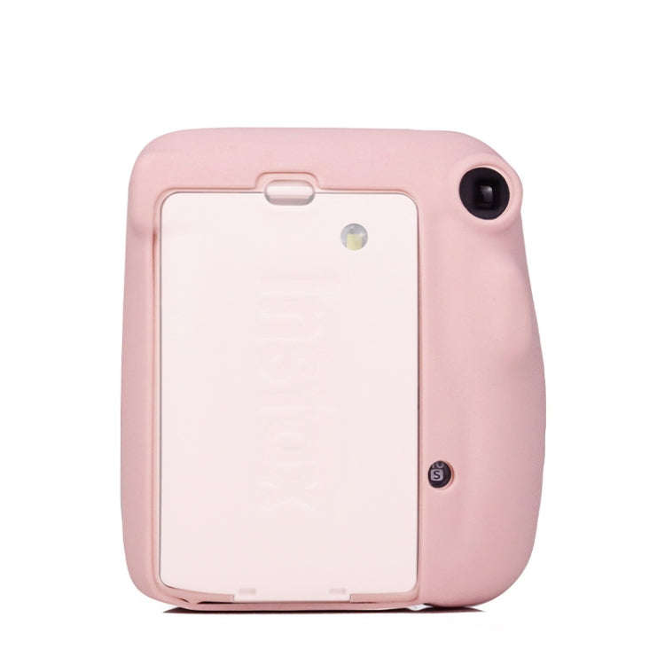 Camera Jelly Color Silicone Protective Cover For Fujifilm Instax mini 11(Pink)