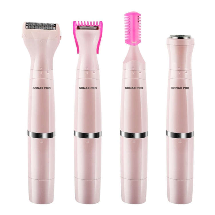 SONAX PRO SN-8933 4 In 1 Electric Women Shaver Multi-Function USB Charge Scraping Knife Hair Remo...