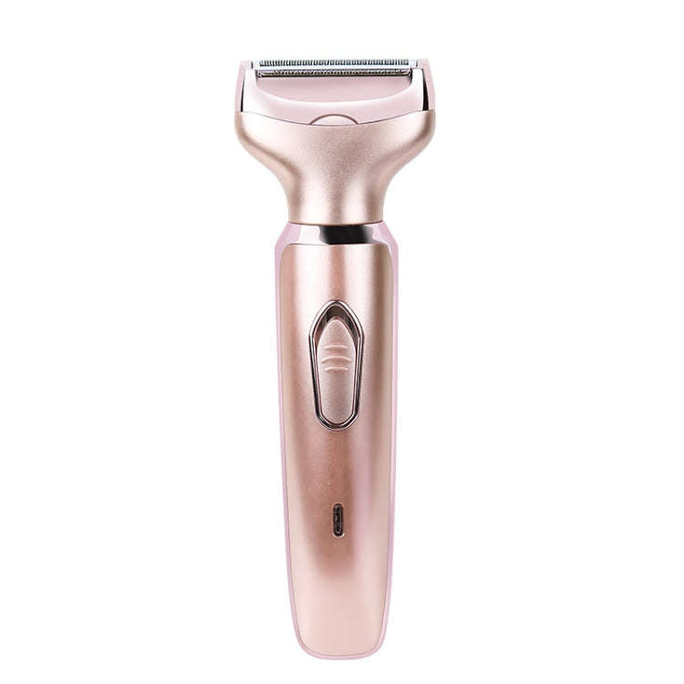 SONAX PRO SN-8977 Ladies Shaver 2 In 1 Washable USB Charging Hair Removal Device(Rose Gold)