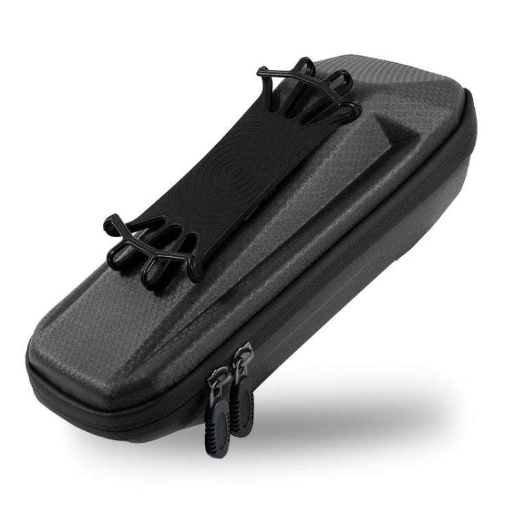 WEST BIKING YP0707263 Bicycle Outdoor Front Beam Bag EVA Hard Shell Phone Bag(Black)