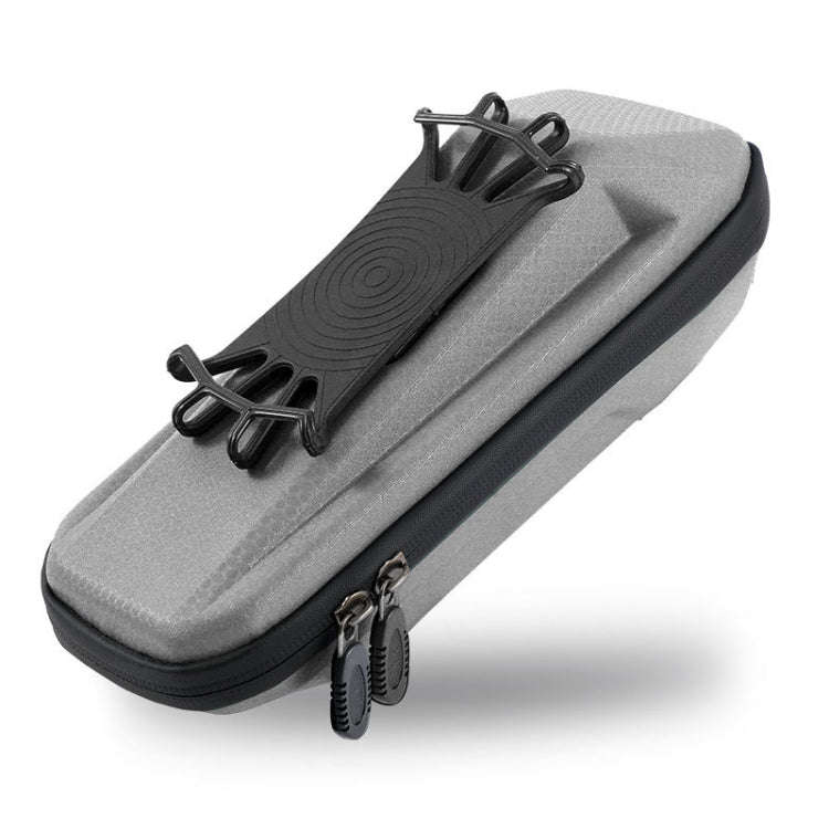 WEST BIKING YP0707263 Bicycle Outdoor Front Beam Bag EVA Hard Shell Phone Bag(Gray)