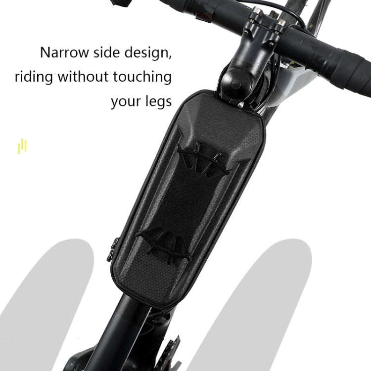 WEST BIKING YP0707263 Bicycle Outdoor Front Beam Bag EVA Hard Shell Phone Bag(Gray)
