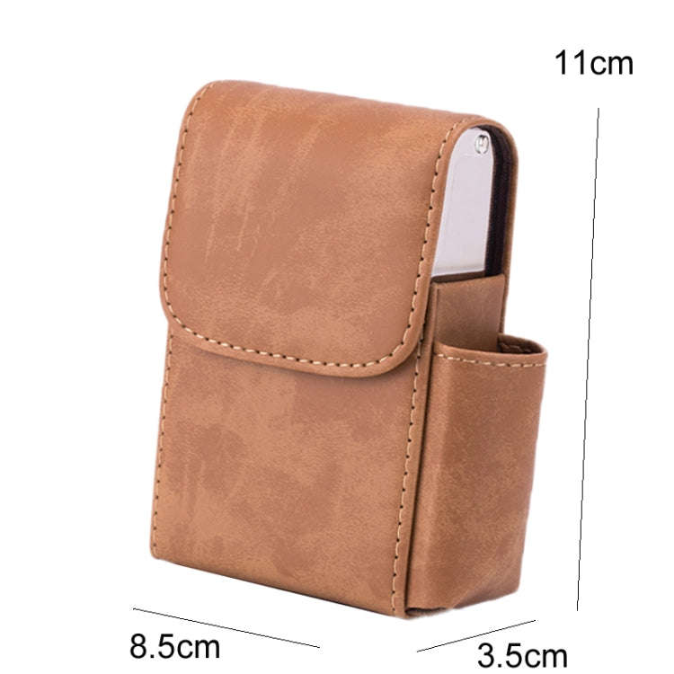 Cigarette Box Fashion Business Card Case(Stone Pattern Black)