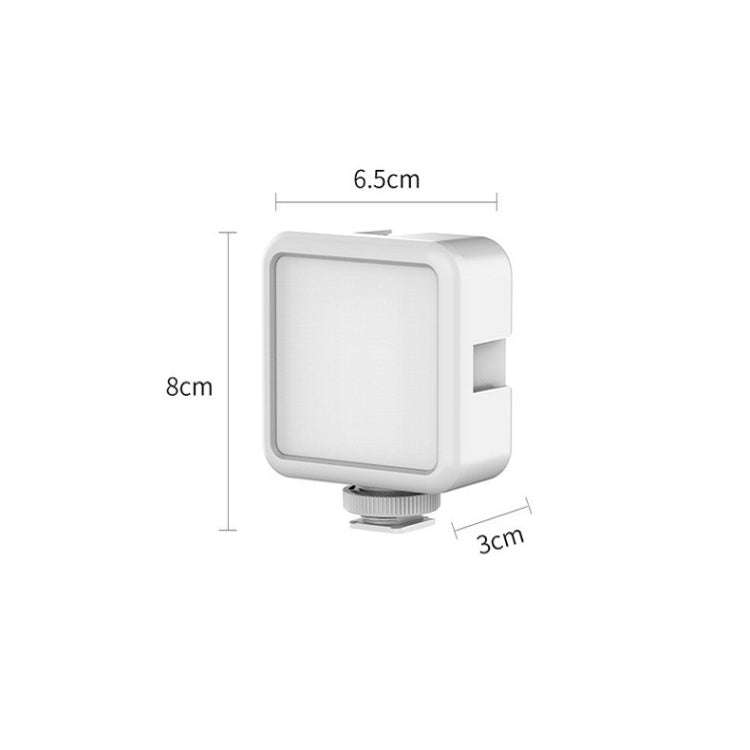 Ulanzi VL49  6W Small LED Video Light 5500K Dimmable Photography Soft Light Vlog Fill Light( White)