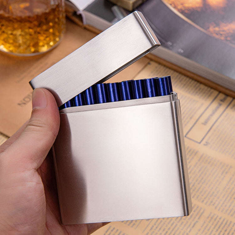 Men Stainless Steel Clamshell Business Cigarette Case(Y-9)