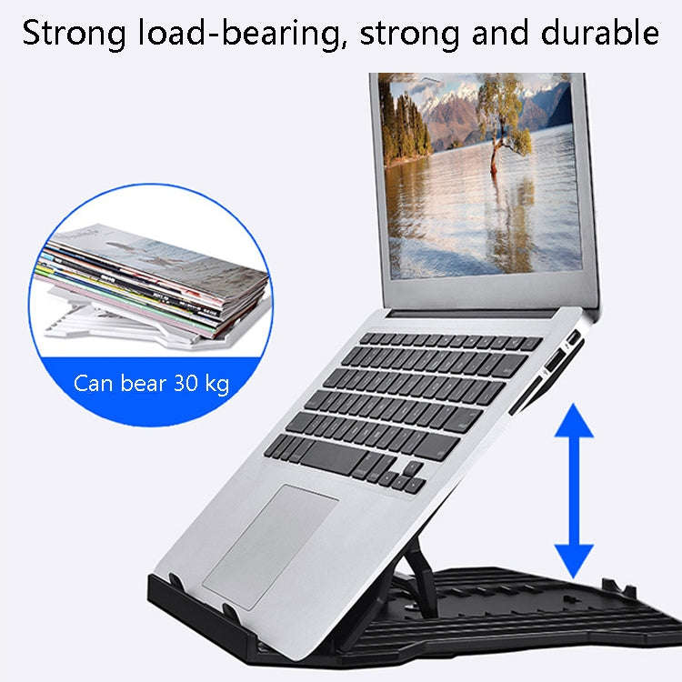 N31 Portable Laptop Bracket Liftable Computer Support Base, Colour: Black (Standard Version)