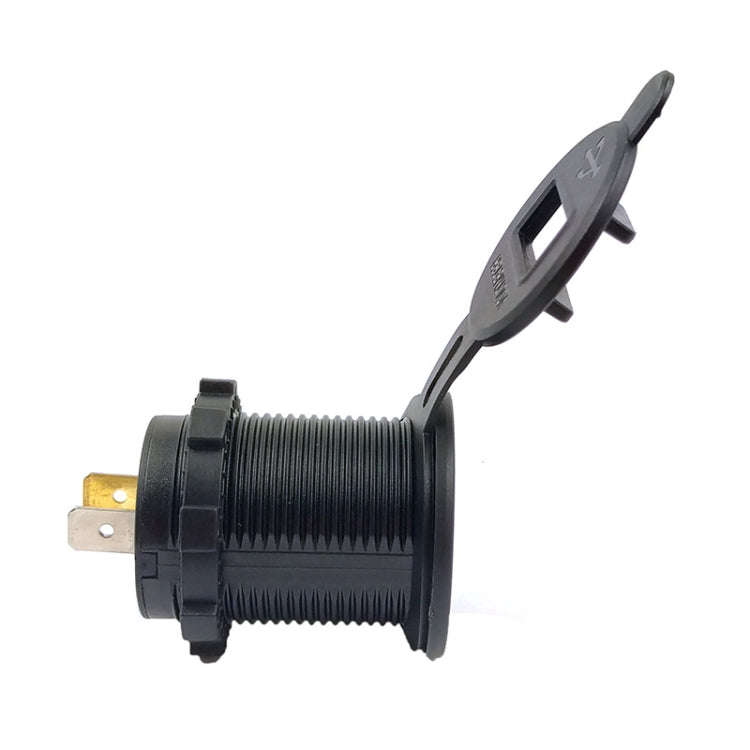 4.2A Dual USB With Voltage Display Mobile Phone Charger Socket Power Supply 12V Car Motorcycle(Bl...