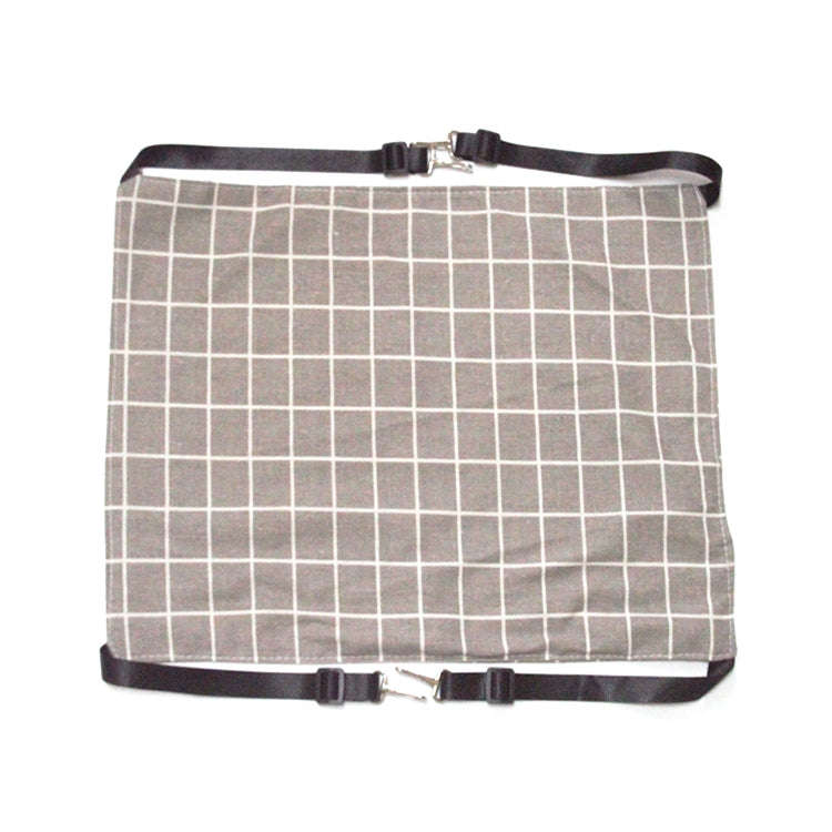 PE-160 Canvas Hanging Cat Cage Hammock Adjustable Length Swing Pet Nest, Size: S(Gray Square)