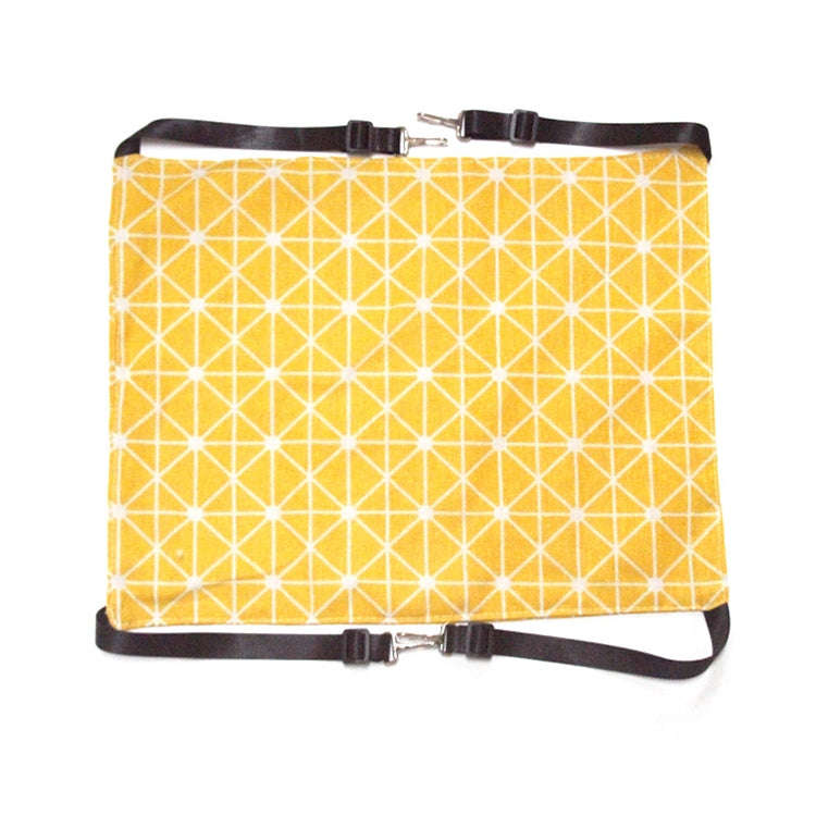 PE-160 Canvas Hanging Cat Cage Hammock Adjustable Length Swing Pet Nest, Size: M(Yellow Geometry)