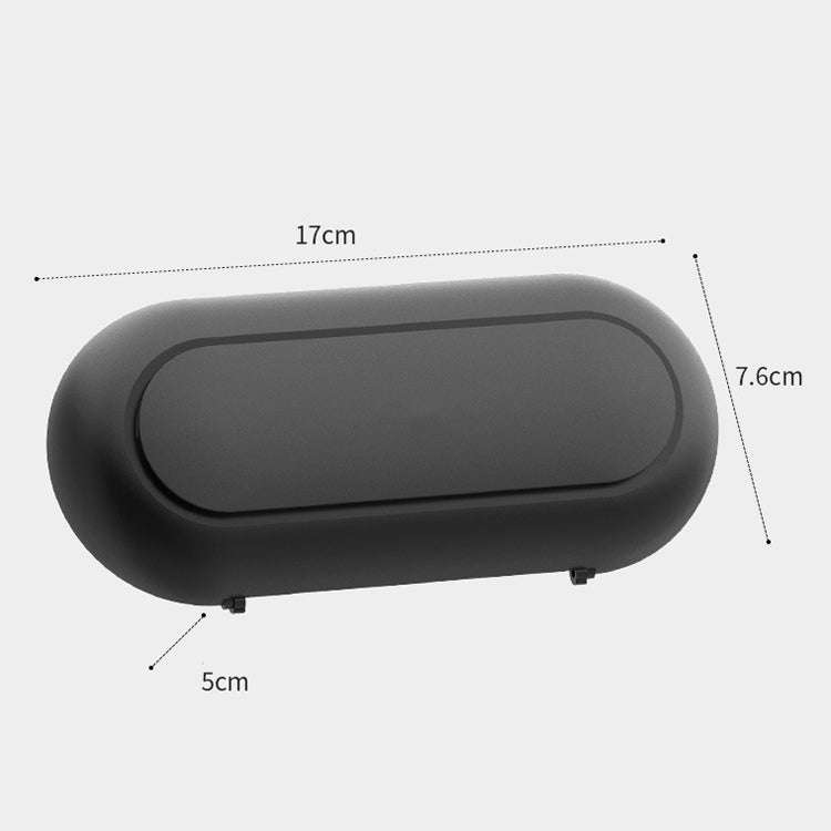 Car Glasses Case Multi-Function Automobile Inner Visor Storage Card(White)