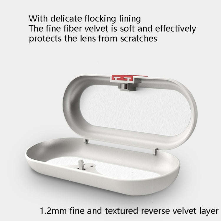 Car Glasses Case Multi-Function Automobile Inner Visor Storage Card(White)
