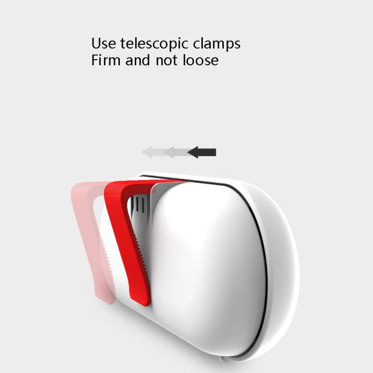 Car Glasses Case Multi-Function Automobile Inner Visor Storage Card(White)