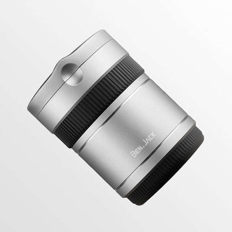 BEN.JACK Ashtray With Cover Personality Multi-Function Universal Car Ashtray(Silver)