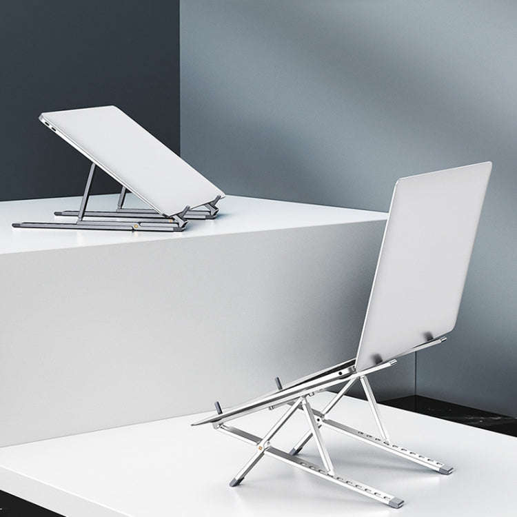 Oatsbasf Z02 Laptop Increasing Cooling Bracket Aluminum Alloy Desktop Adjustable Bracket(Gray)