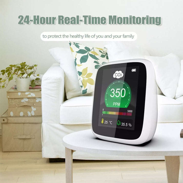 DM1308 CO2 Monitor Tester Indoor Air Quality 400-5000ppm Digital Carbon Dioxide Temperature Humid...