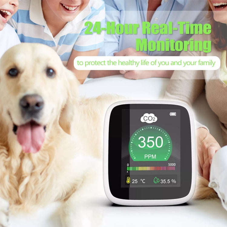 DM1308 CO2 Monitor Tester Indoor Air Quality 400-5000ppm Digital Carbon Dioxide Temperature Humid...