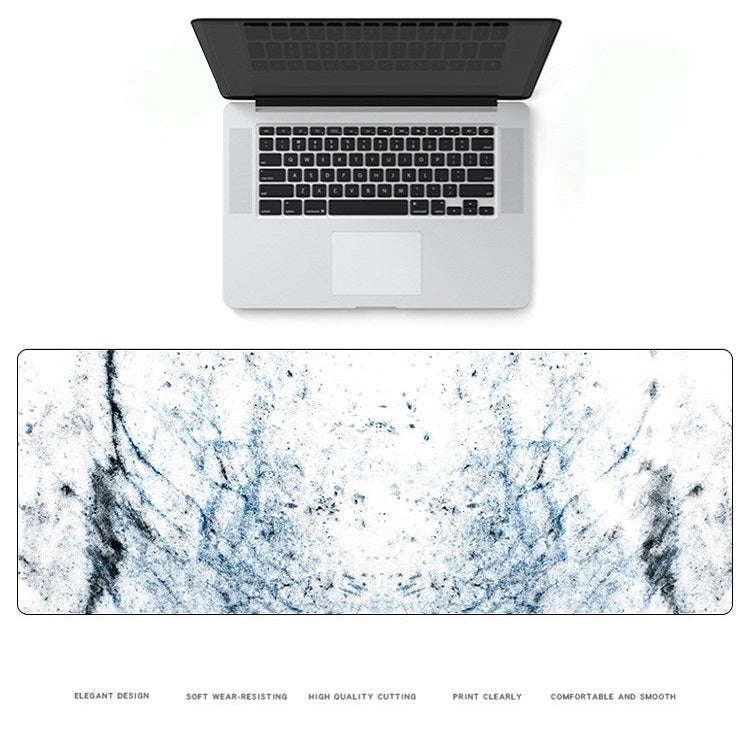 300x800x2mm Marbling Wear-Resistant Rubber Mouse Pad(Cool Starry Sky Marble)
