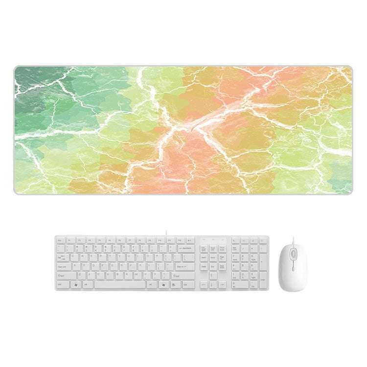 400x900x3mm Marbling Wear-Resistant Rubber Mouse Pad(Rainbow Marble)