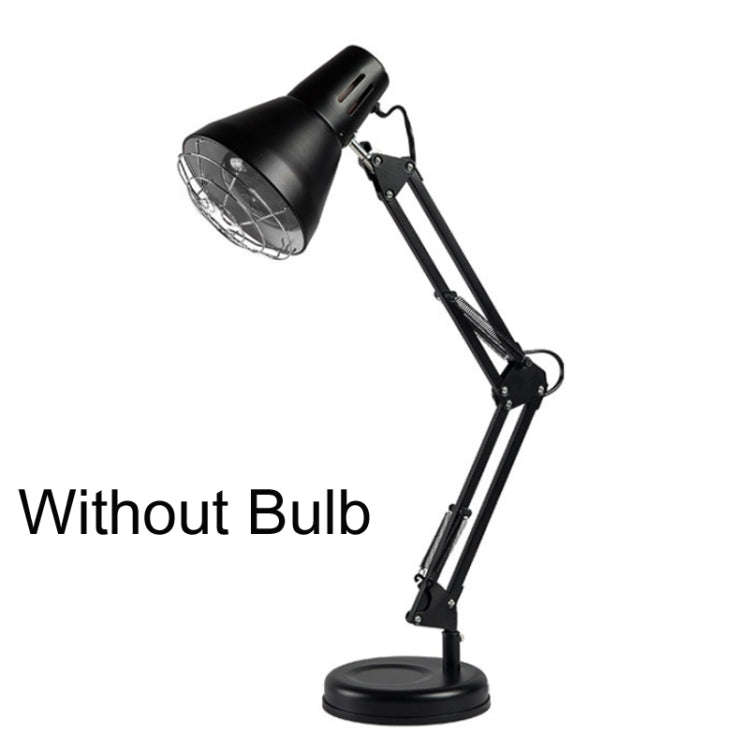 Household 150-watt Infrared Simple Physiotherapy Lamp With Metal Long Arm US Plug, Colour: Button...