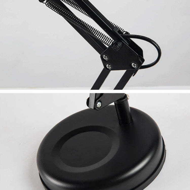 Household 150-watt Infrared Simple Physiotherapy Lamp With Metal Long Arm US Plug, Colour: Button...
