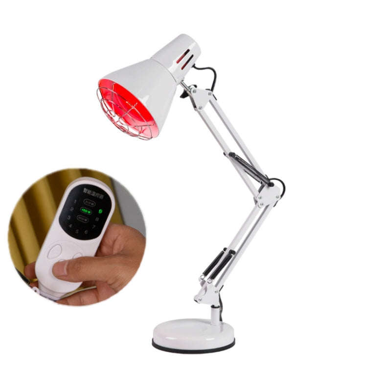 Household 150-watt Infrared Simple Physiotherapy Lamp With Metal Long Arm US Plug, Colour: Timing...