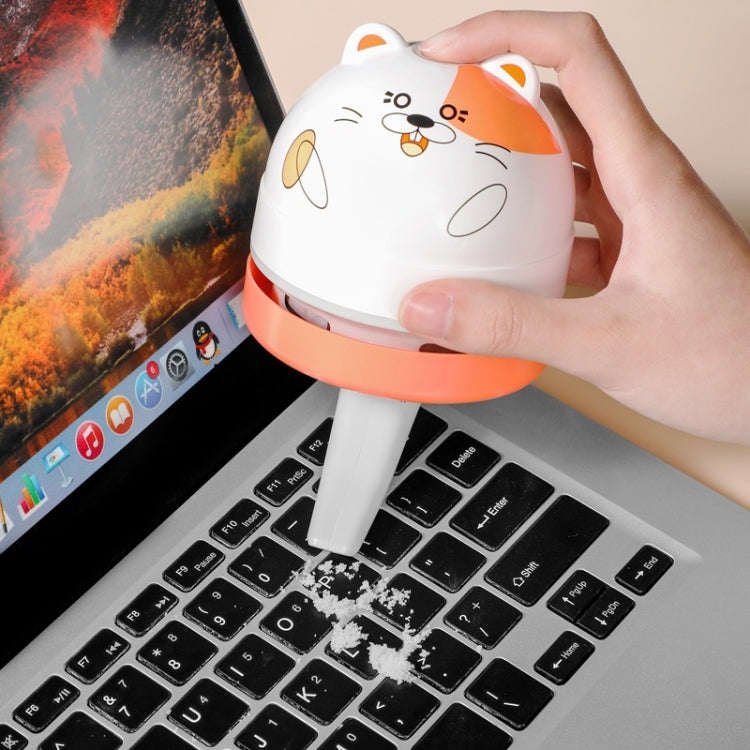 M18 USB Portable Mini Vacuum Cleaner Desktop Keyboard Handheld Cleaner(Cat)