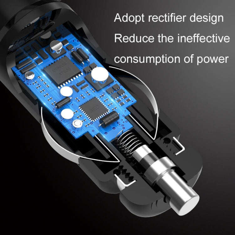 Oatsbasf 3 in 1 Multifunctional Car Charger Data Cable, Colour: 1MRed