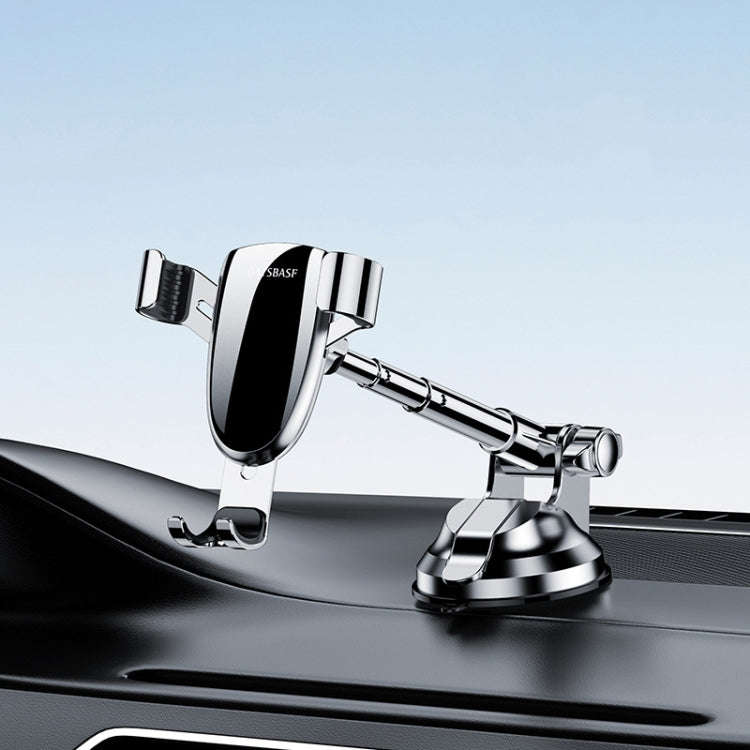OATSBASF 03513 Phone Car Magnetic Telescopic Bracket Suction Cup Type Navigation Mobile Phone Bra...