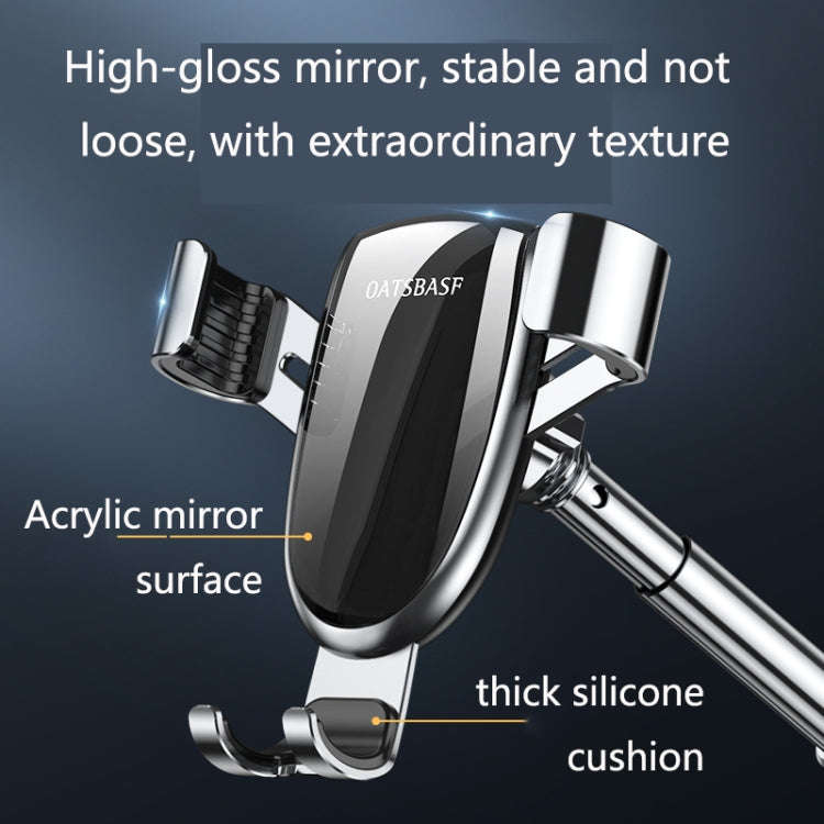 OATSBASF 03513 Phone Car Magnetic Telescopic Bracket Suction Cup Type Navigation Mobile Phone Bra...