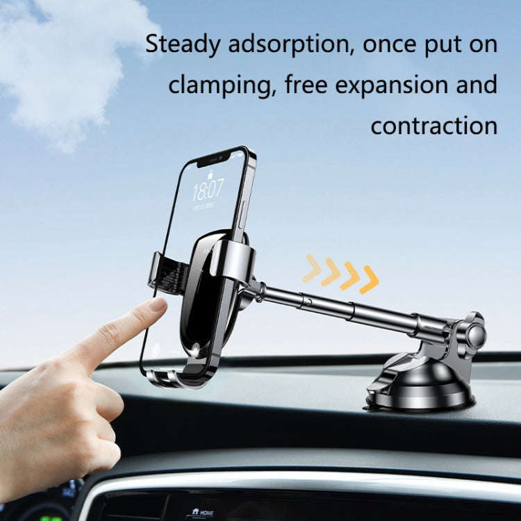 OATSBASF 03513 Phone Car Magnetic Telescopic Bracket Suction Cup Type Navigation Mobile Phone Bra...