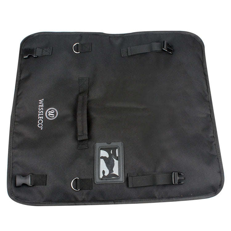 WESSLECO Chef Knife Storage Bag Knife Roll Bag(Black)