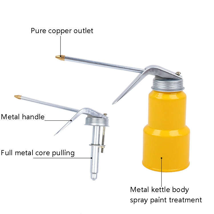 4 PCS CY-0085 Home Long Mouth Injection Device Machine Oil Pot Manual Lubrication Gear Oil Filler...