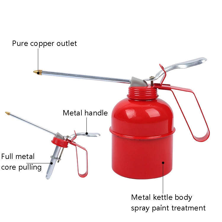 4 PCS CY-0085 Home Long Mouth Injection Device Machine Oil Pot Manual Lubrication Gear Oil Filler...
