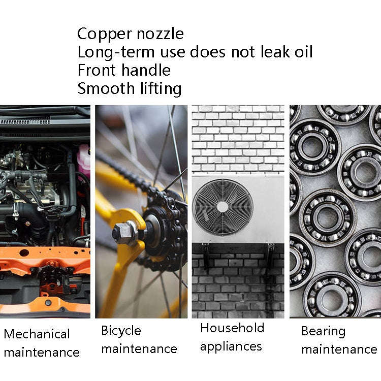 4 PCS CY-0085 Home Long Mouth Injection Device Machine Oil Pot Manual Lubrication Gear Oil Filler...