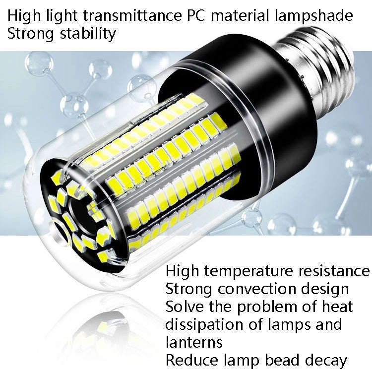 7w 5736 LED Corn Light Constant Current Width Pressure High Bright Bulb(E27 White)