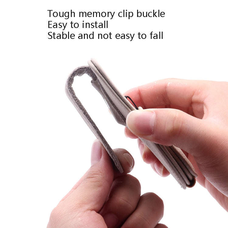 538 Car Glasses Clip Car Sun Visor Card Storage Clip(Gray)