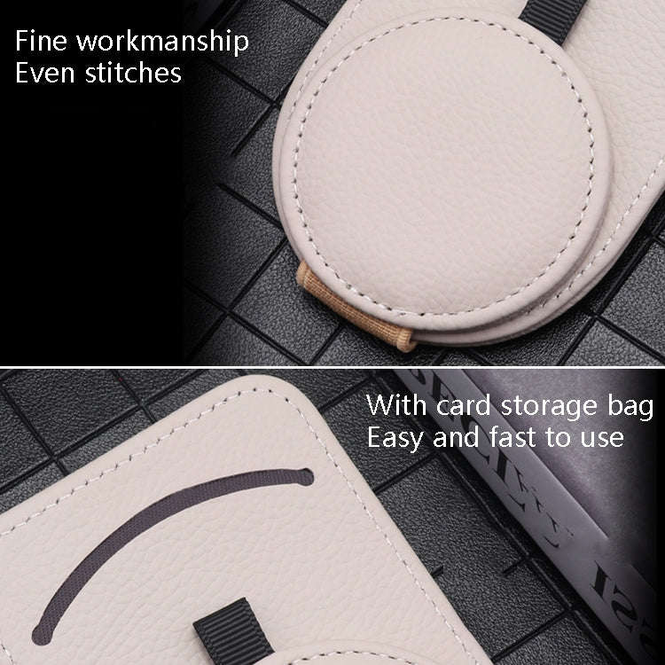 538 Car Glasses Clip Car Sun Visor Card Storage Clip(Gray)