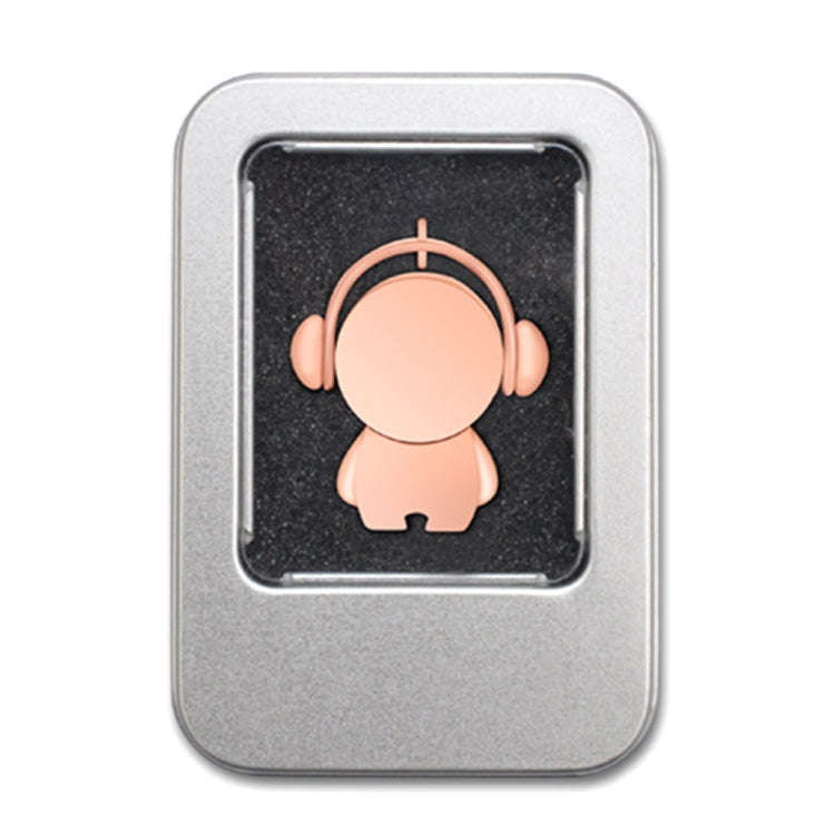 Y01 Metal Musician Car Cartoon Style U Disk, Capacity: 64GB(Silver)