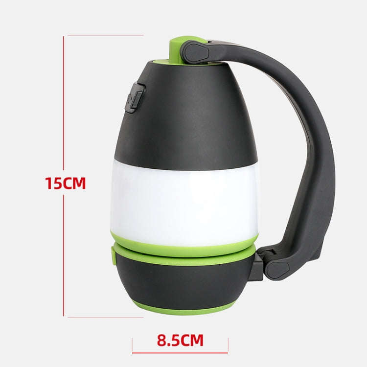 Y11 USB Home Table Lamp Outdoor Adventure Camping Lamp LED Glare Flashlight(Green)